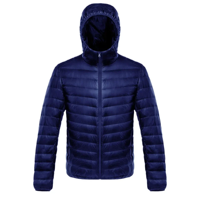 men's down jacket 2024 new style Men's Ultralight Foldable Down Jacket Fashionable hooded warm ultra-light down parka 5XL 6XL - Image 5